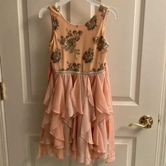 dresses in peach for holiday Ava pastel peach wrap dress – TBT